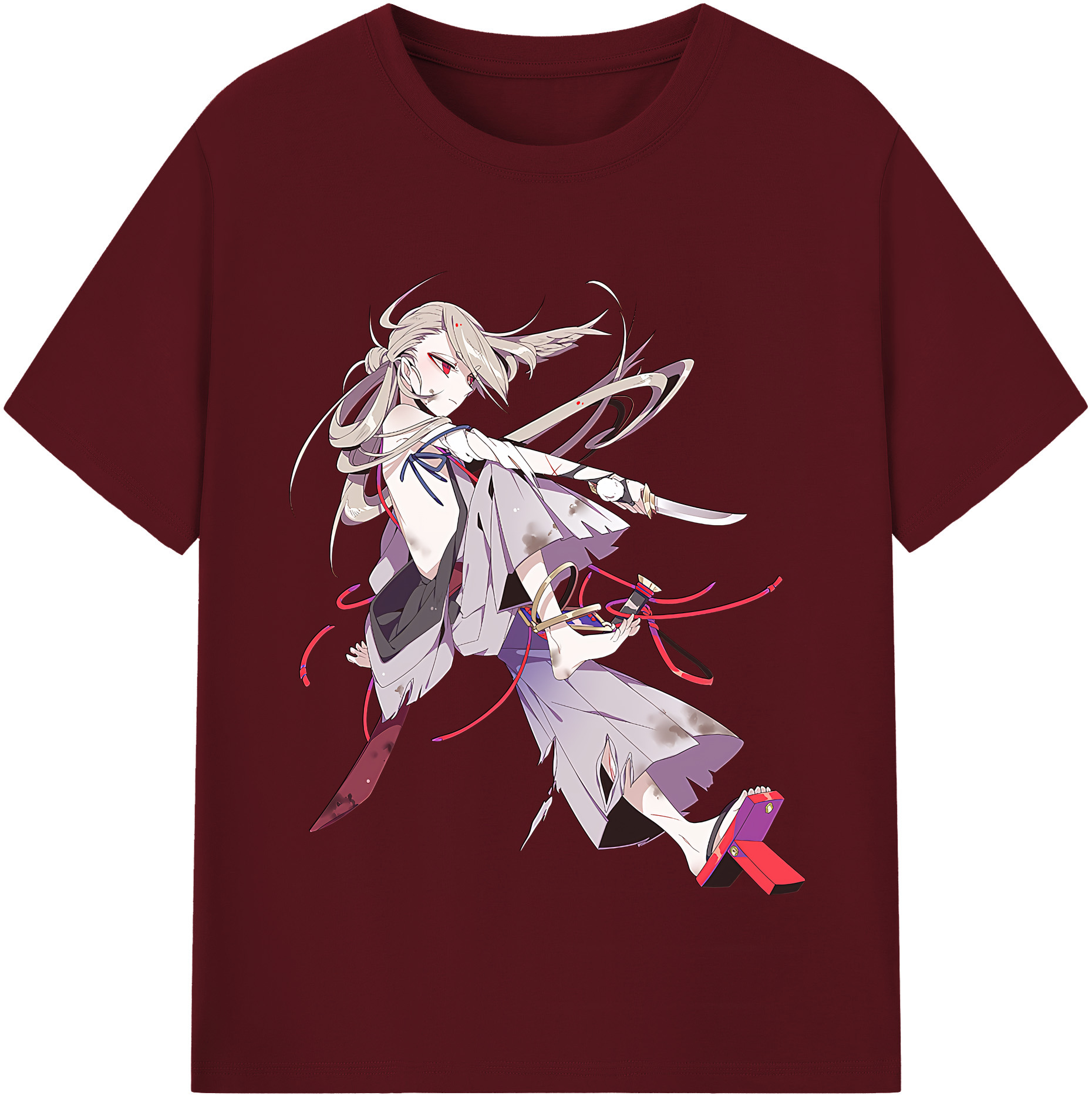 （画像用） 刀剣乱舞 Touken Ranbu 綿100％半袖Tシャツ（フロントプリント）
